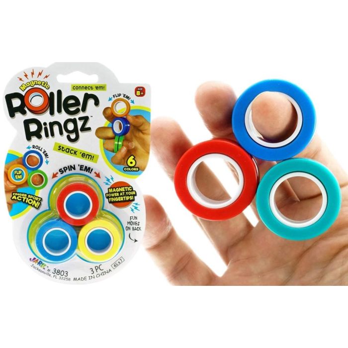 3 Magnetic Rings for reducing Stress, Restless Toys, India | Ubuy