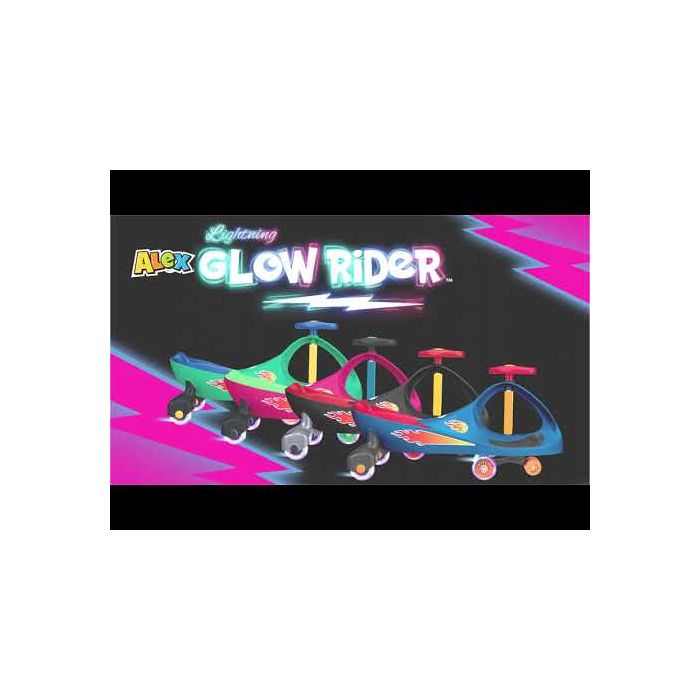 Light Up Wheels Lightning Glow Rider Ride-On Toy - Movement Powered ...
