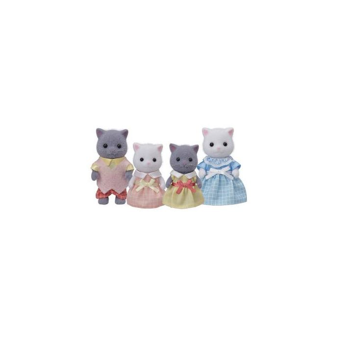 Sylvanian Families Dollhouse Furry Animal Persian Cat Triplets