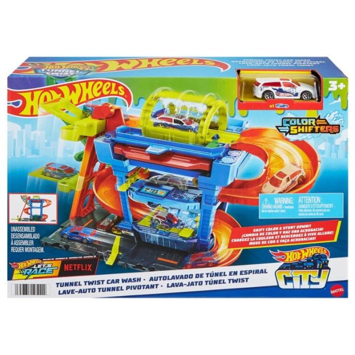 hot wheels city toy car wash