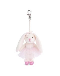 Jayleen Bag Charm (Pink & White)