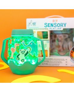 DIY Zoo Sensory Jar Gift Set