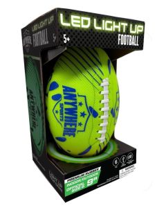 Green Pro Glow Light-Up Football