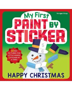My First Paint By Sticker Christmas