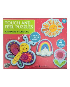 Anker Play Touch and Feel 4-in-1 Rainbows & Sunshine Puzzle