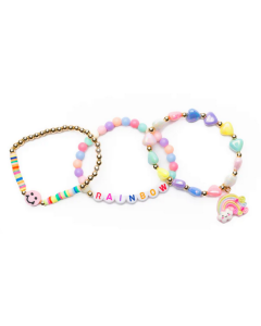 Rainbow Smiles Bracelet Set