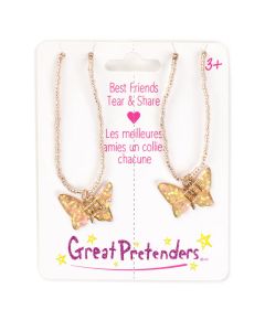 BFF Butterfly Tear & Share Necklaces