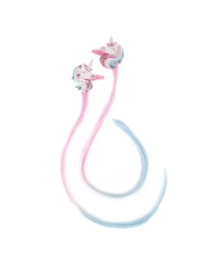 Pretty Pastel Unicorn Hair Extension Clips