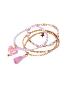 Boutique Luminescent Love 4pc Bracelet Set