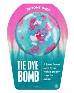 Da Bomb Bath Fizzers<br>Blue Tie Dye Bath Bomb