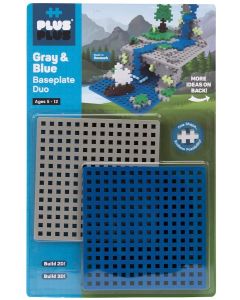  PLUS PLUS BASEPLATE~DUO GRAY A