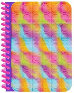 Rainbow Tie Dye Popper Journal