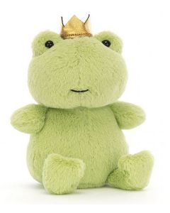 Crowning Croaker Green Frog Plush