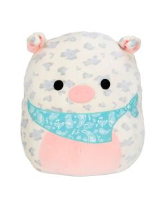 Squishmallow Spring 16~Inch Spotted Pig with Aqua Bandana
