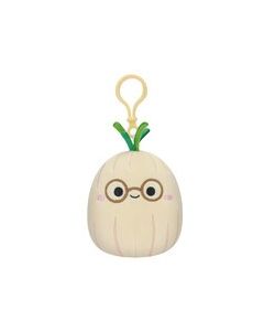 Squishmallow 3.5 Inch Clip<br>On Onion with Glasses