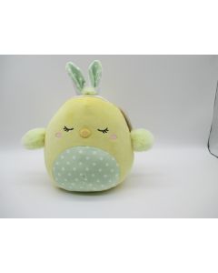 Squishmallow Easter 12 Inch<br>Yellow Chick with Green Belly and Bunny Ears