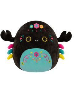 Squishmallow 8 Inch<br>Halloween Day of the Dead Black and Teal Scorpion