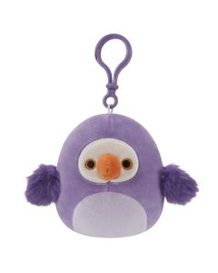 Squishmallow 3.5 Inch<br>Clip On Purple Dodo Bird