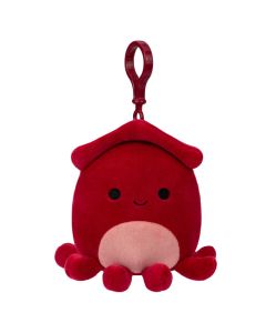Squishmallow 3.5 Inch<br>Clip On Red Squid