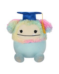 Squishmallow 8 Inch<br>Teal Bigfoot with Graduation Cap 
