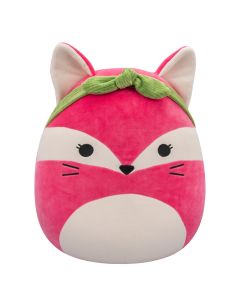 Squishmallow 8 Inch<br>Pink Fox with Green Headed Bandana