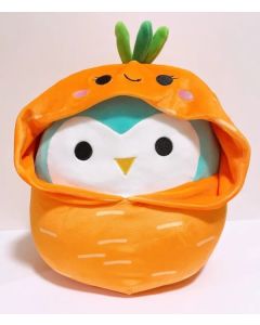 Squishmallow 8 Inch Teal Owl in Caroleena Outfit