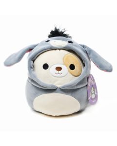 Squishmallow 8 Inch Light Brown Dog in Jason Outfit