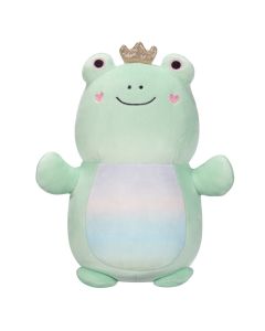 Squishmallow 10 Inch Hugmee Green Frog with Heart Cheeks