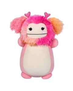 Squishmallow 10 Inch Hugmee Pink Bigfoot with Marble Hair