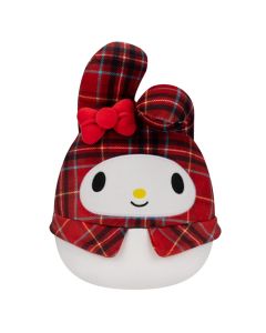 Squishmallow 8 Inch<br>Sanrio MyMelody Red Plaid