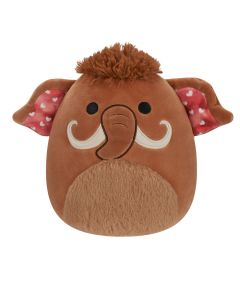 Squishmallow 8 Inch Brown Wooly Mammoth with Hearts