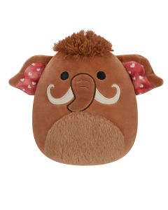 Squishmallow 5 Inch Brown Wooly Mammoth with Hearts