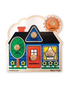  FIRST SHAPES JUMBO KNOB PUZZLE