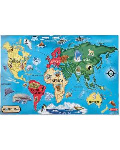  PUZZLE 33 PC~WORLD MAP