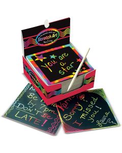  BOX OF RAINBOW NOTES~SCRATCH A