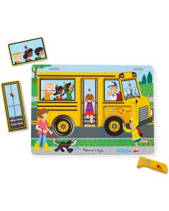  PUZZLE 6 PC~WHEELS ON BUS WITH