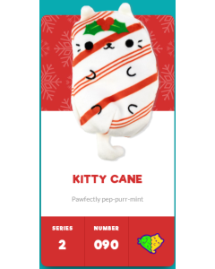 CVP KITTY CANE<BR>CATS VS PICKLES HOLIDAY-1