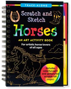 SCRATCH & SKETCH<BR>HORSES BOO