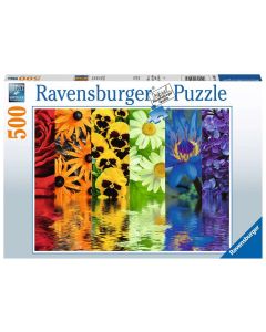 500 Pc Puzzle~Floral Reflecti