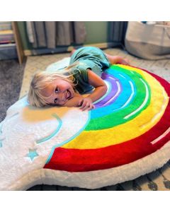 Rainbow Cloud Floor Cushion