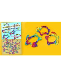 SHAPED RUBBER BANDS~TIE DYE TURTLE BANDS
