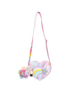 Rainbow Heart Crossbody Bag with Accessories-2
