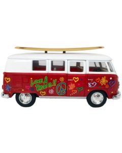 Die Cast VW Bus with Surfboard<br>One color sent at random-2