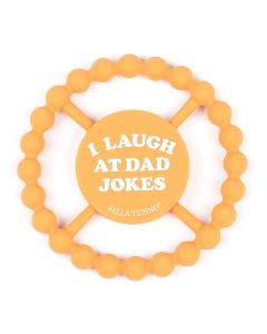 Teether Orange I Laugh at Dad Jokes-5