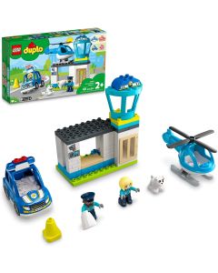 Lego DUPLO POLICE STATION and HELICOPTER-2