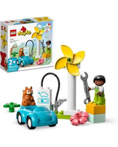 LEGO Duplo Wind Turbine and Electric Car-4