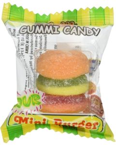 Mini Gummy Sour Burger Candy-2