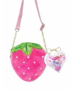 Strawberry Crossbody Bag with Accessories-1