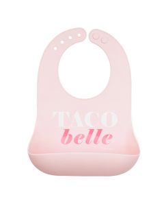 Wonder Bib Light Pink Taco Belle-2