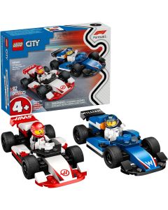 LEGO? City F1 Williams Racing & Haas F1 Race Cars-5